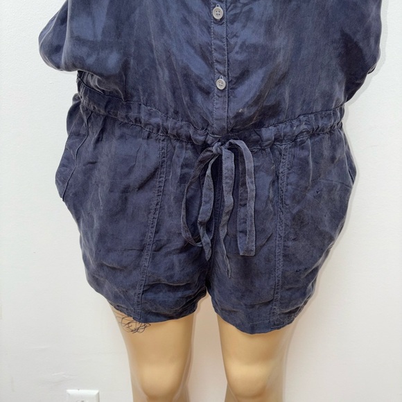 Pete & Greta Racer Back Casual Drawstring Short Jumpsuit Size M - Picture 3 of 6